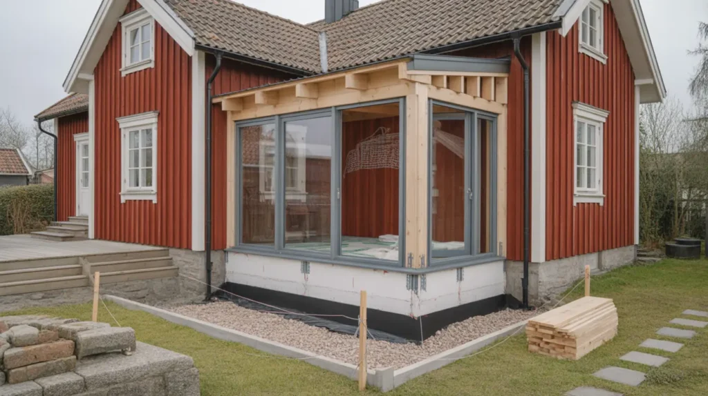 bygga uterum bygglov grund isolerglas och kostnad steg f r steg